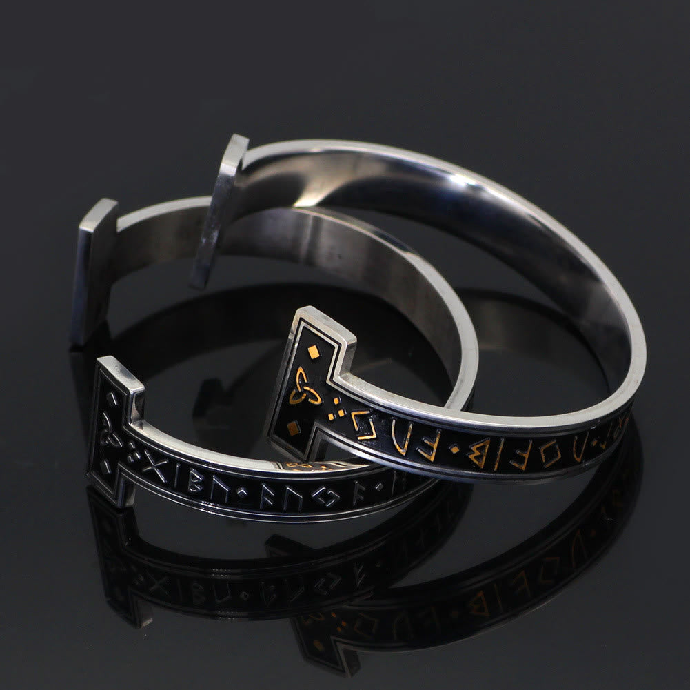 WorldNorse Wikinger-Armring mit Elder- Rune -Armband