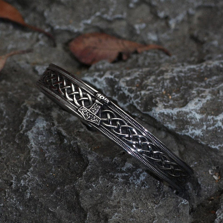 WorldNorse Mjölnir -Armband aus Edelstahl im Wikinger-Stil