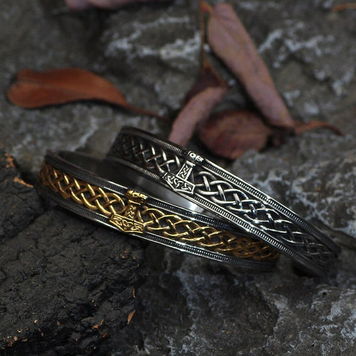 WorldNorse Mjölnir -Armband aus Edelstahl im Wikinger-Stil