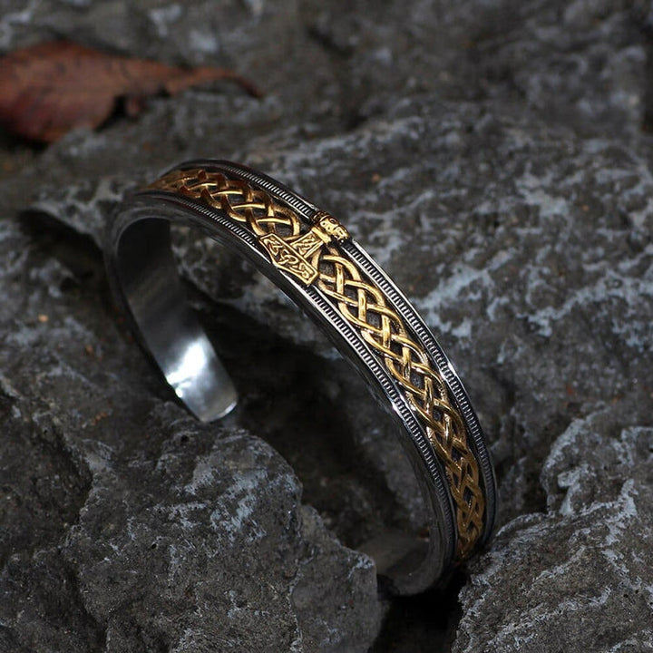 WorldNorse Mjölnir -Armband aus Edelstahl im Wikinger-Stil