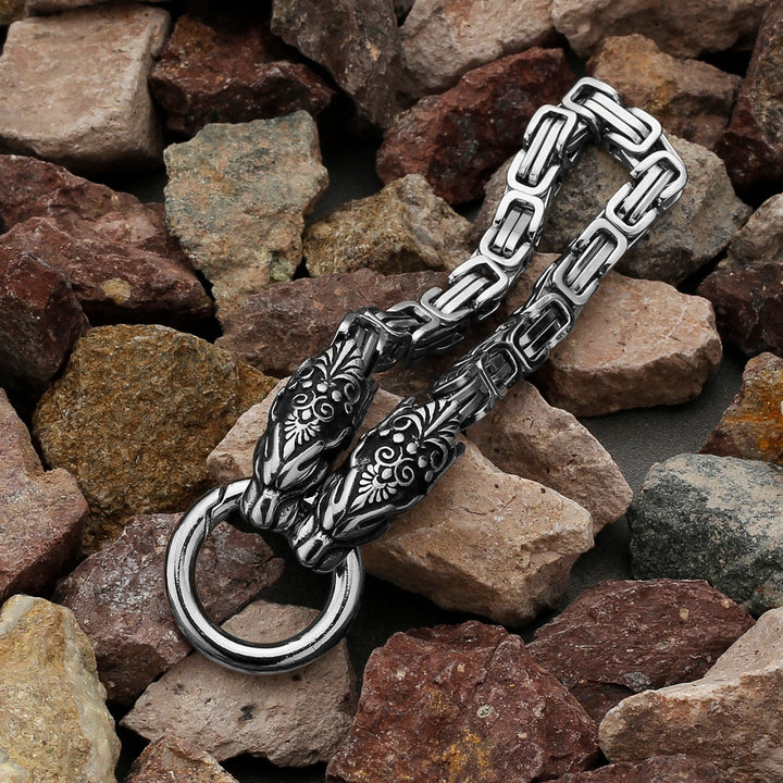 WorldNorse Herren-Armband mit Wolf - Silber - image 13