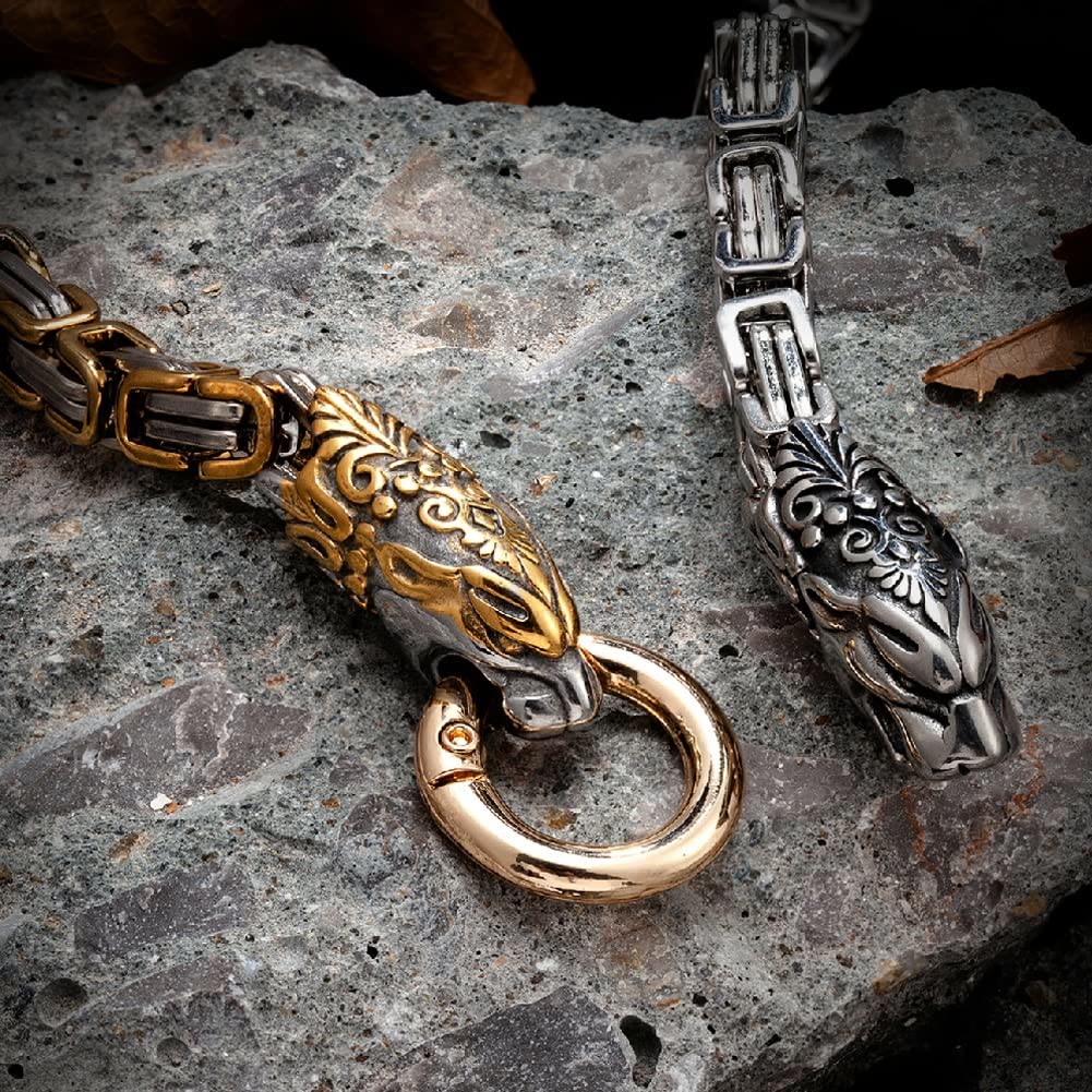WorldNorse Herren-Armband mit Wolf - image 12