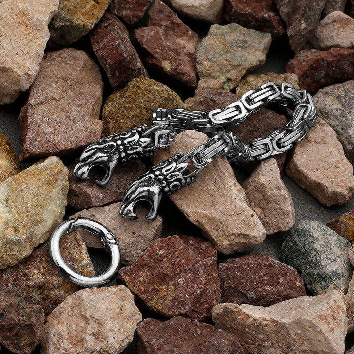 WorldNorse Herren-Armband mit Wolf - image 15