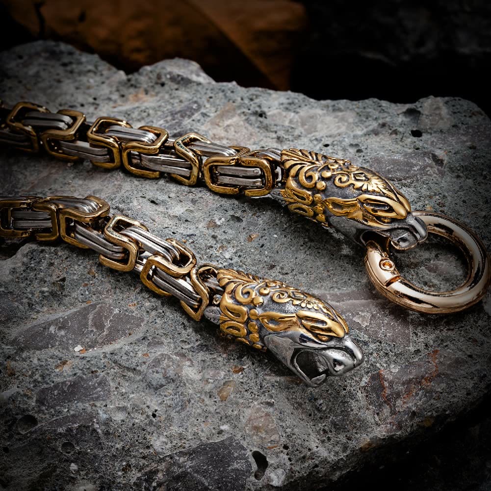 WorldNorse Herren-Armband mit Wolf - image 2