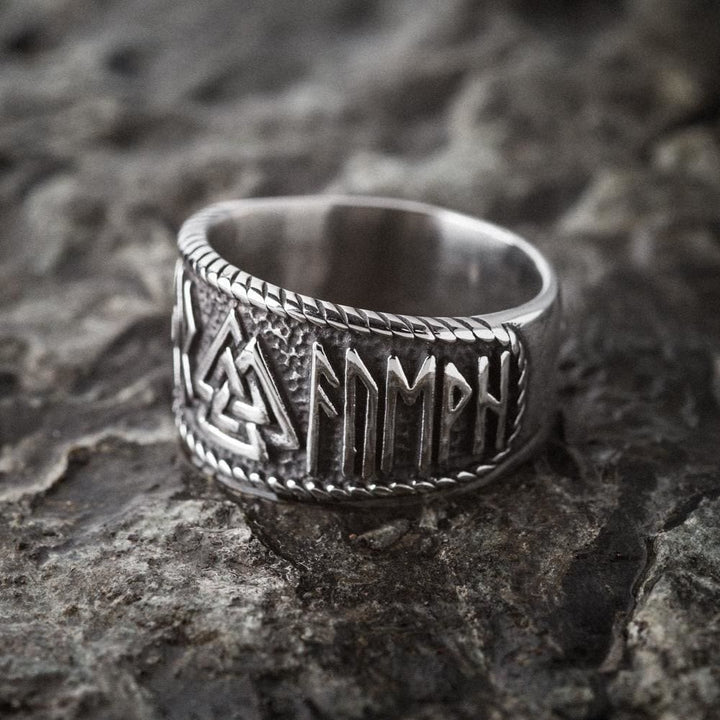 WorldNorse Classic Totem Valknut und Wikinger Rune