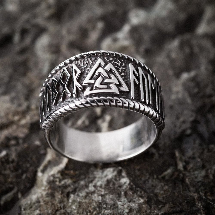 WorldNorse Classic Totem Valknut und Wikinger Rune