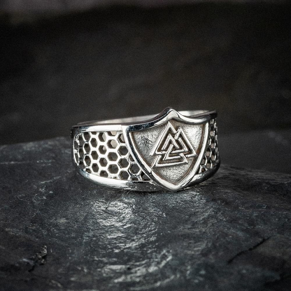 WorldNordischer Krieger Wikinger Valknut klobiger Ring