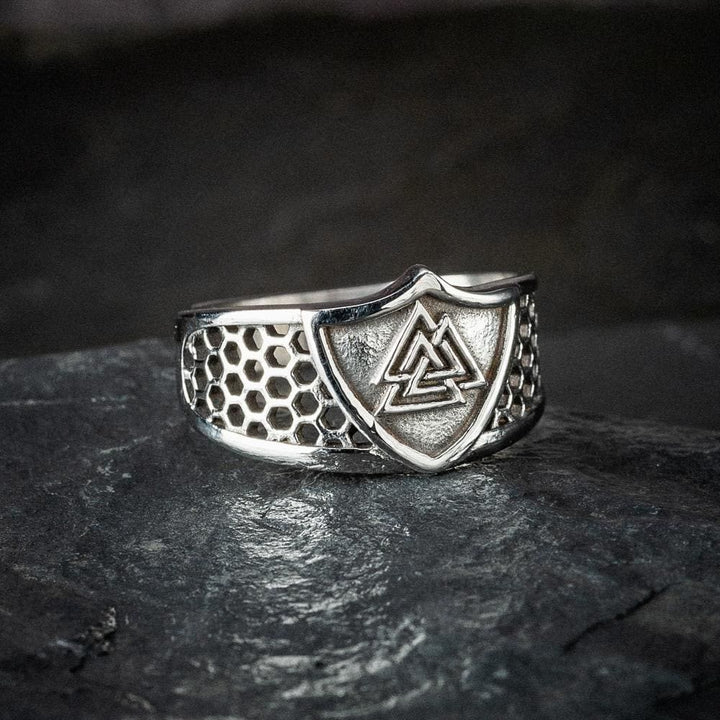 WorldNordischer Krieger Wikinger Valknut klobiger Ring