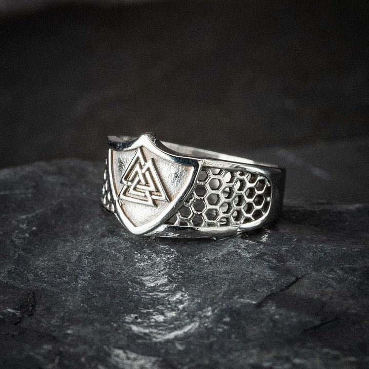 WorldNordischer Krieger Wikinger Valknut klobiger Ring