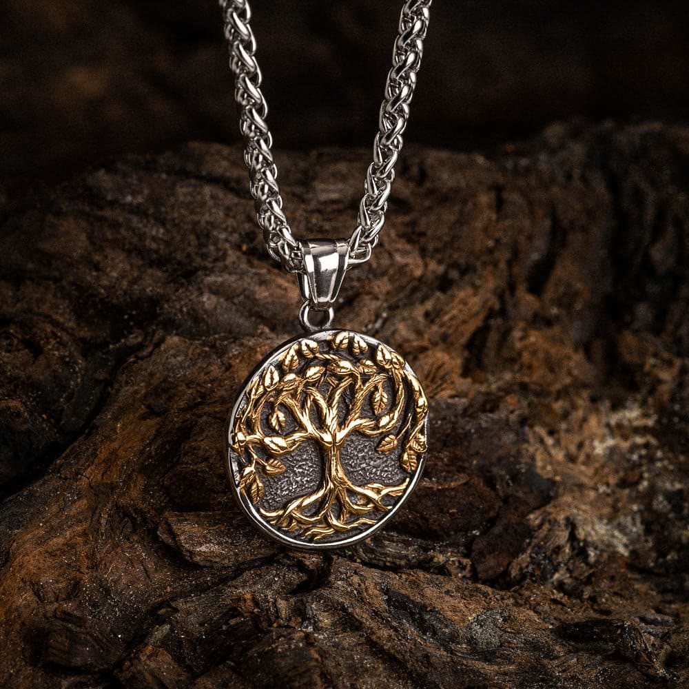 WorldNorse Vintage Yggdrasil / Baum des Lebens Design Halskette