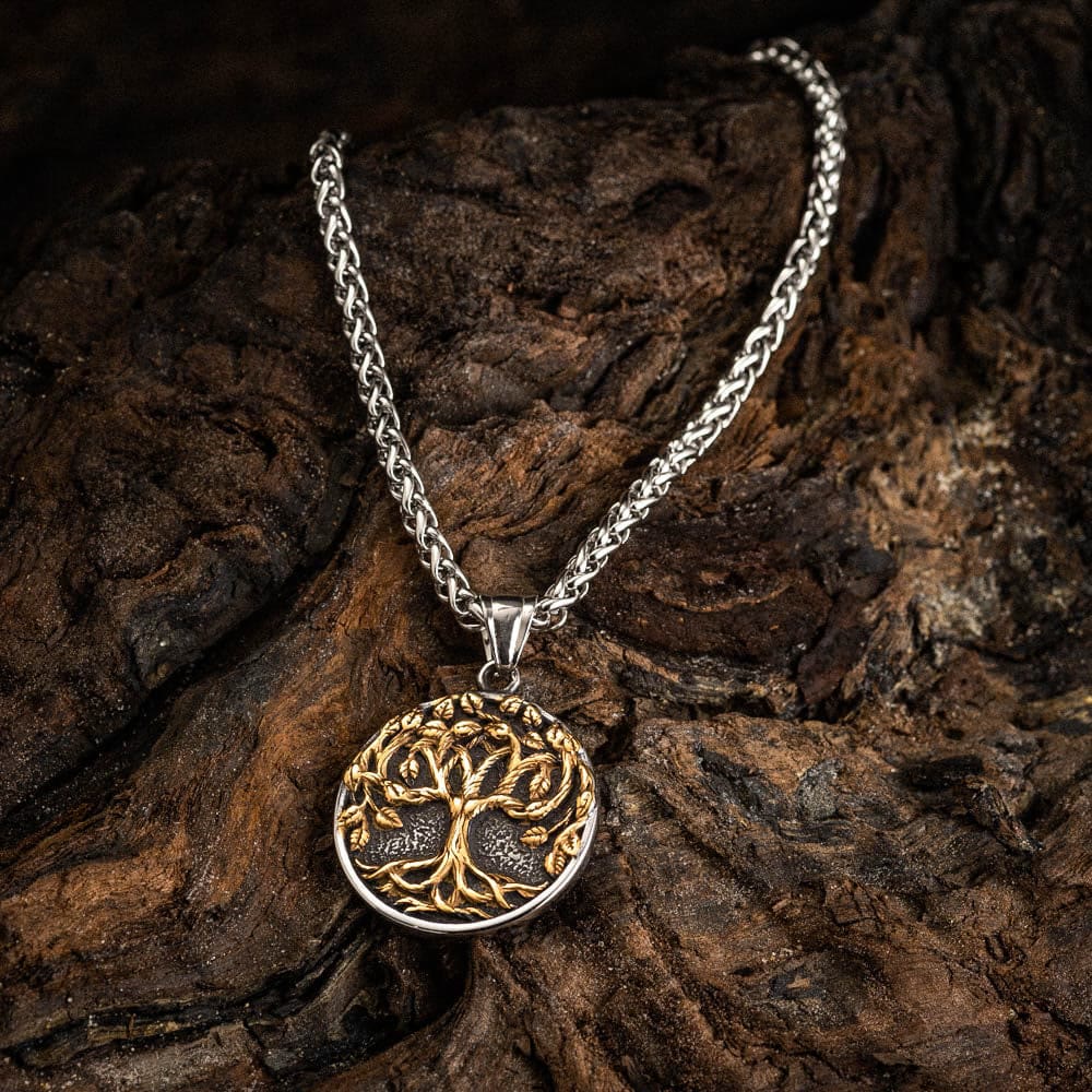 WorldNorse Vintage Yggdrasil / Baum des Lebens Design Halskette