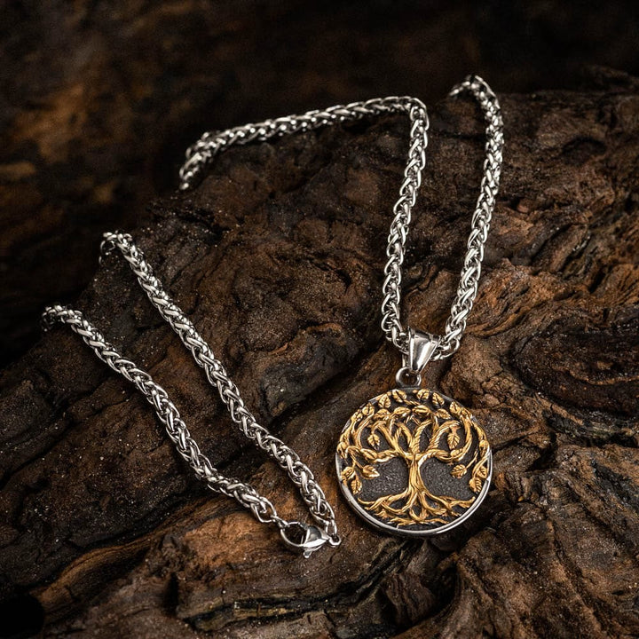 WorldNorse Vintage Yggdrasil / Baum des Lebens Design Halskette