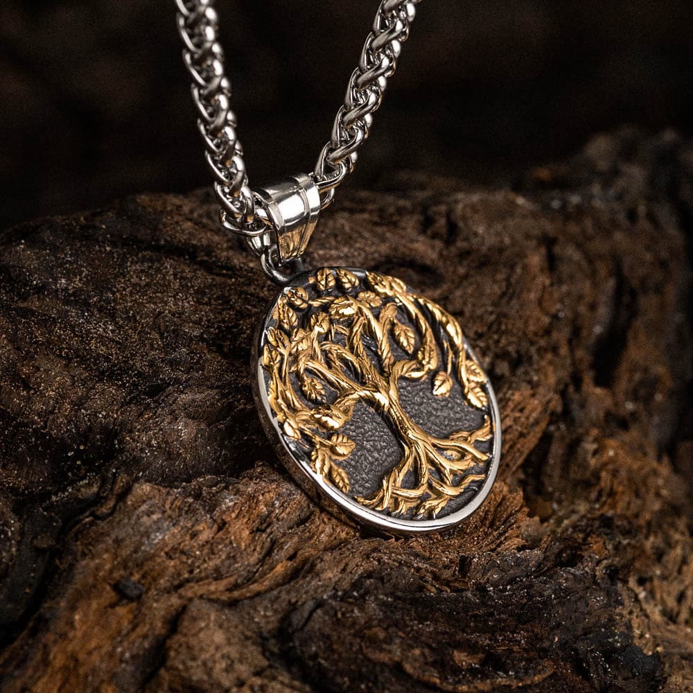 WorldNorse Vintage Yggdrasil / Baum des Lebens Design Halskette