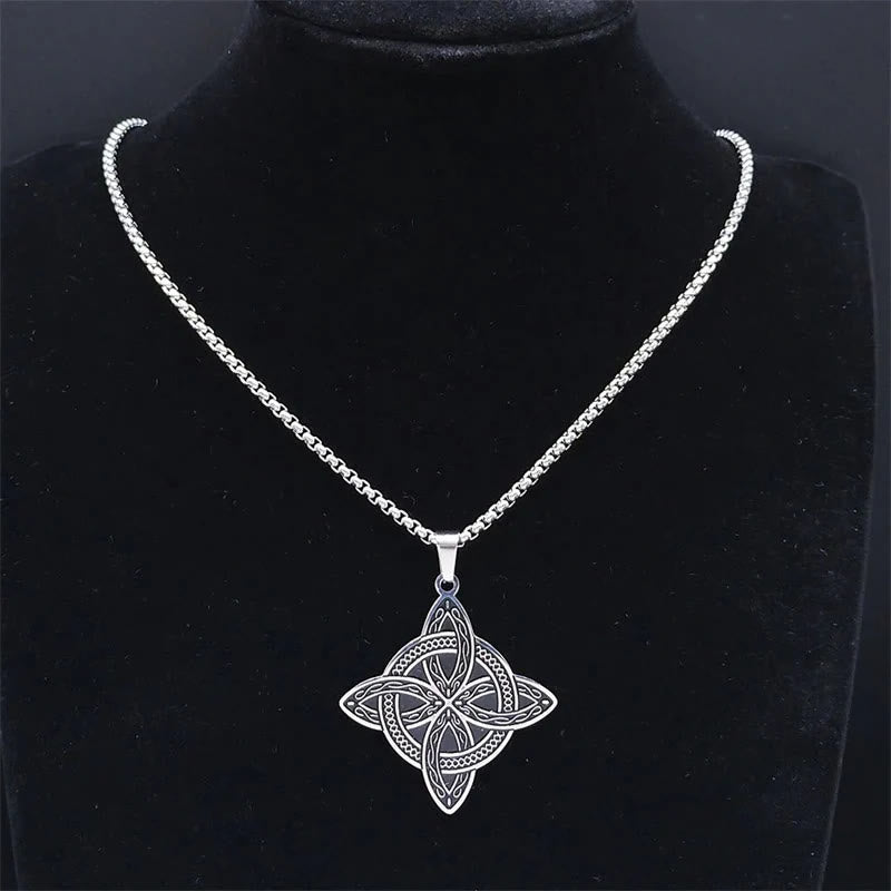 WorldNorse Hexenknoten Keltisches Irisches Amulett Halskette
