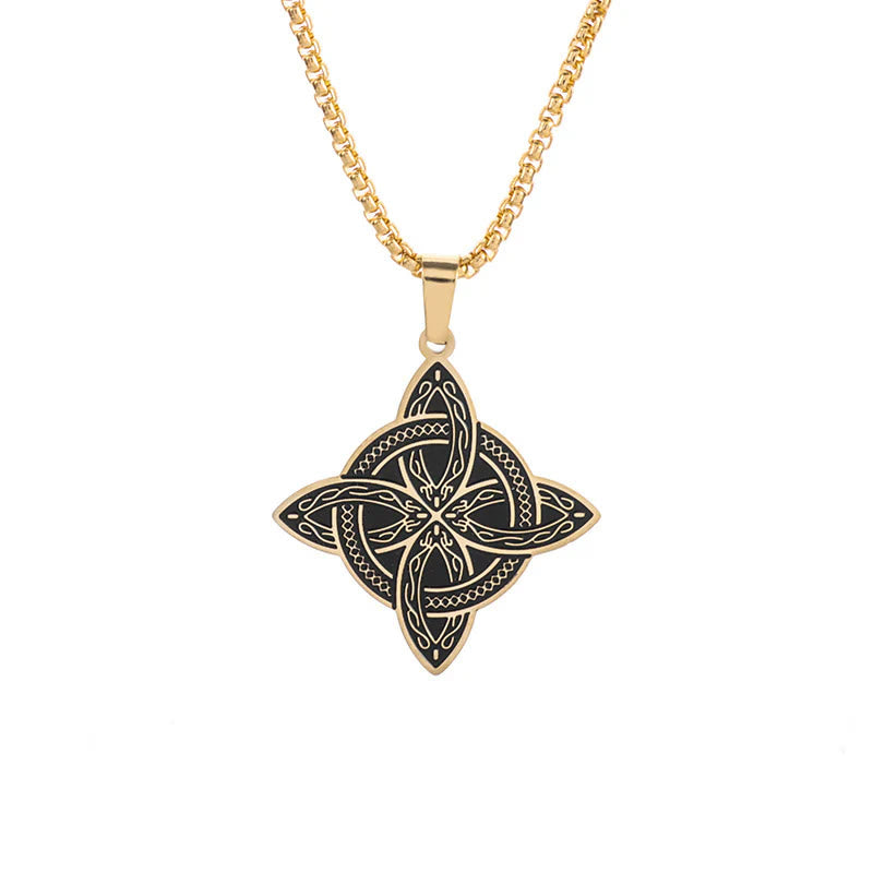 WorldNorse Hexenknoten Keltisches Irisches Amulett Halskette