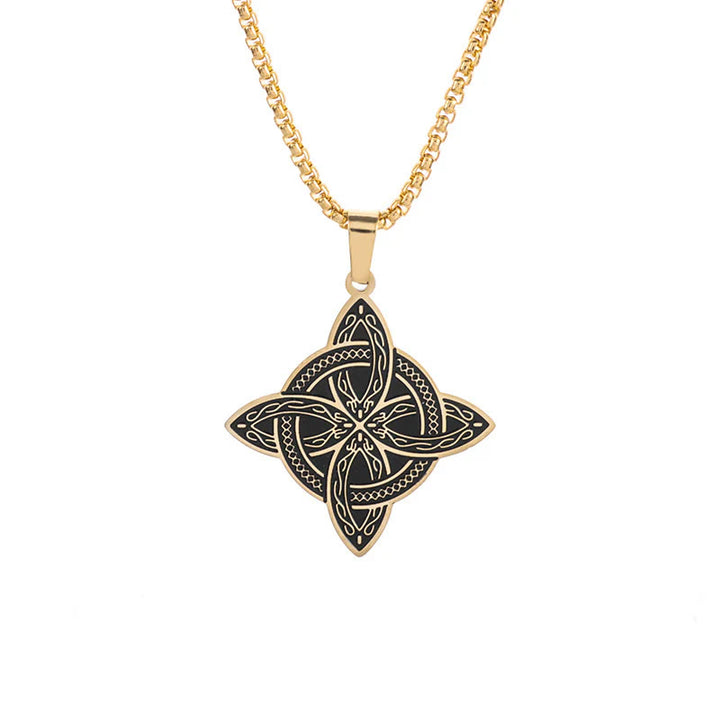 WorldNorse Hexenknoten Keltisches Irisches Amulett Halskette