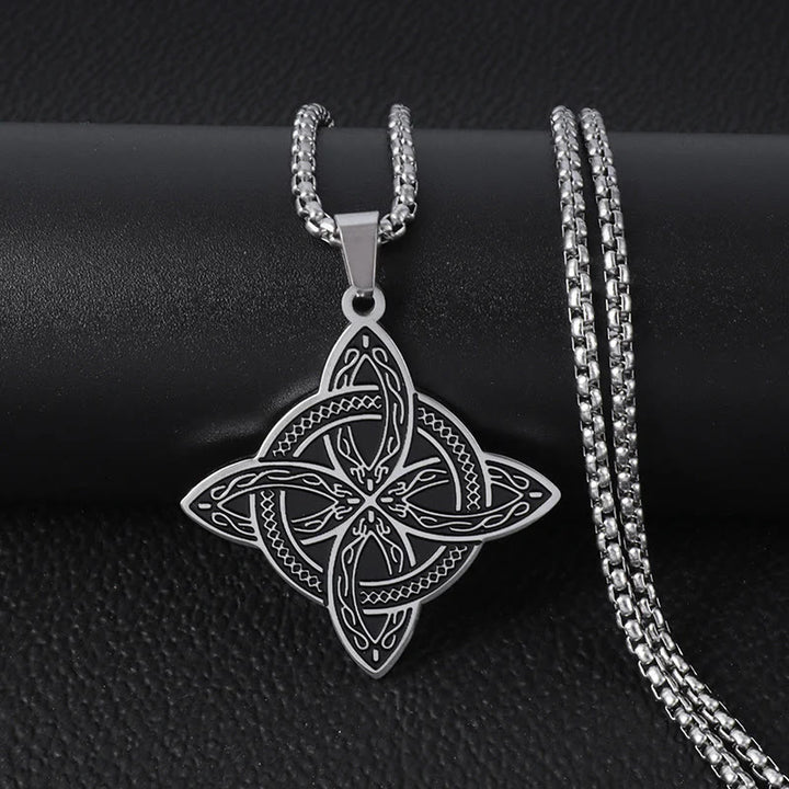 WorldNorse Hexenknoten Keltisches Irisches Amulett Halskette