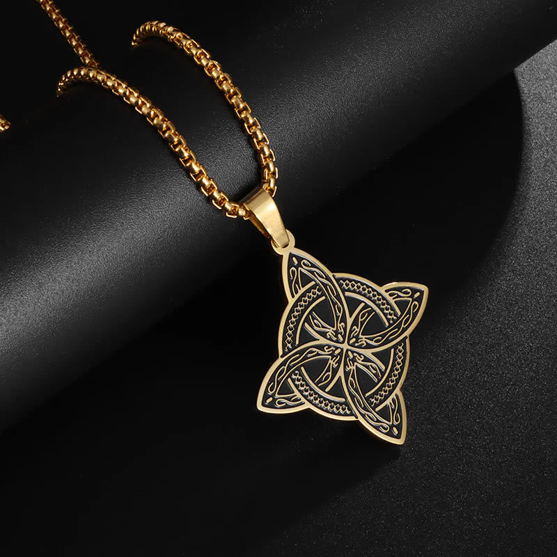WorldNorse Hexenknoten Keltisches Irisches Amulett Halskette