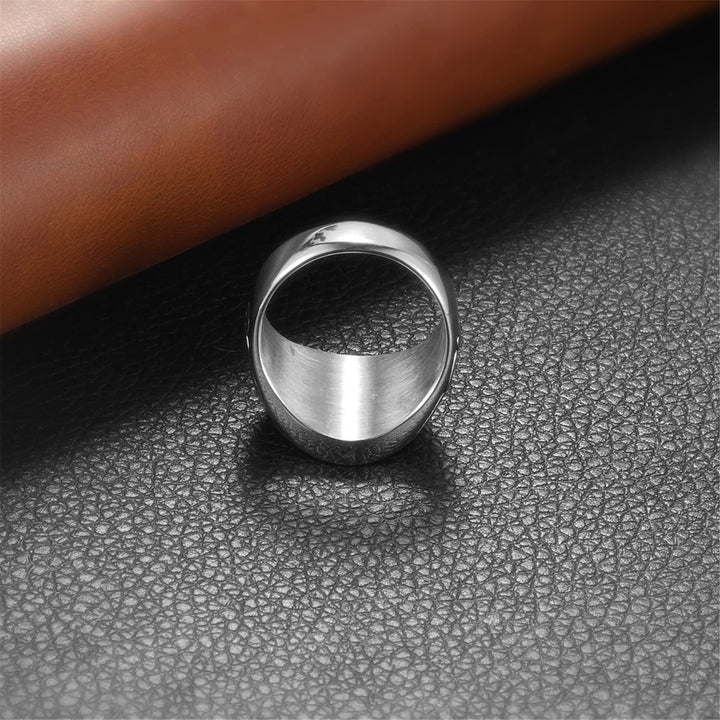 WorldNorse Keltischer Knoten Kreuz Edelstahl Wikinger Ring