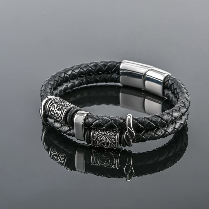 WorldNorse Keltischer Knoten und Wikinger-Kompass Edelstahlarmband - image 7