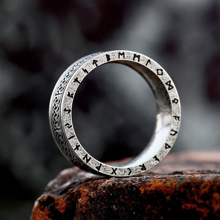WorldNorse Odin Keltischer Knoten Rune aus Edelstahl