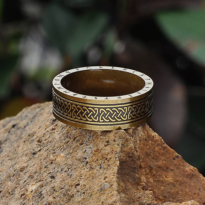 WorldNorse Odin Keltischer Knoten Rune aus Edelstahl