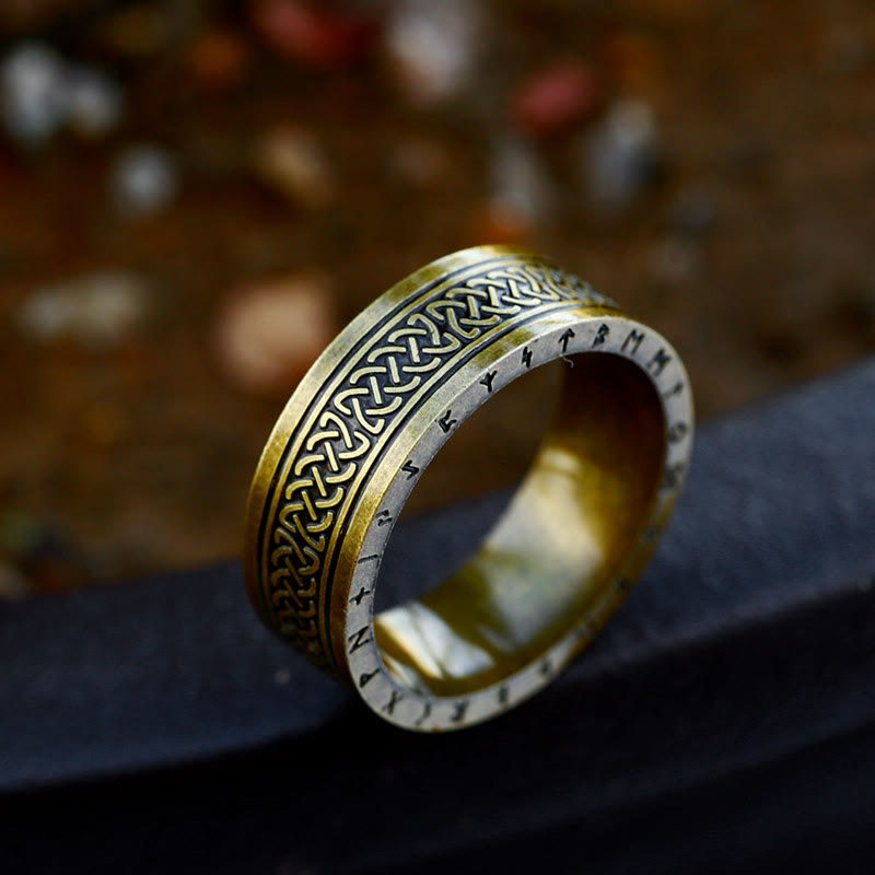 WorldNorse Odin Keltischer Knoten Rune aus Edelstahl
