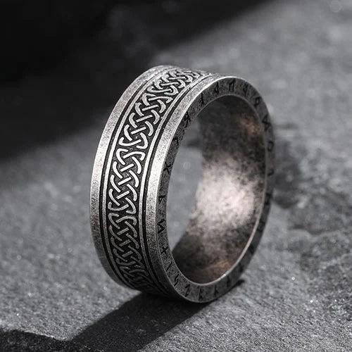 WorldNorse Odin Keltischer Knoten Rune aus Edelstahl