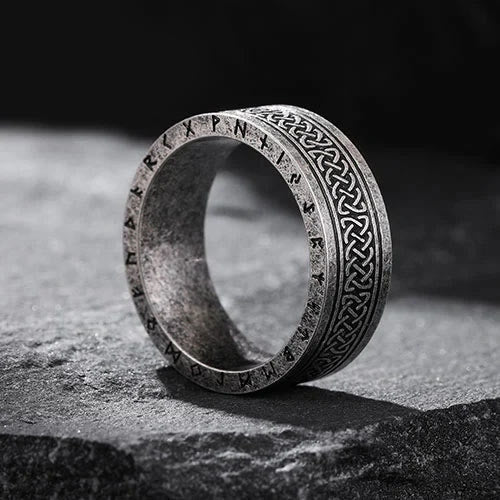 WorldNorse Odin Keltischer Knoten Rune aus Edelstahl