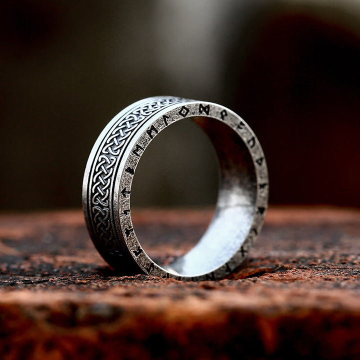 WorldNorse Odin Keltischer Knoten Rune aus Edelstahl
