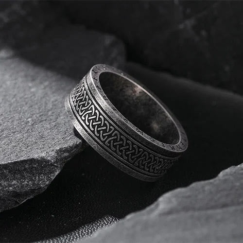 WorldNorse Odin Keltischer Knoten Rune aus Edelstahl