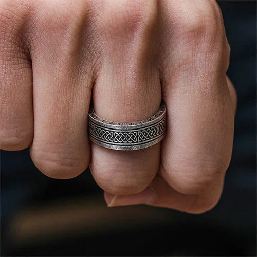 WorldNorse Odin Keltischer Knoten Rune aus Edelstahl
