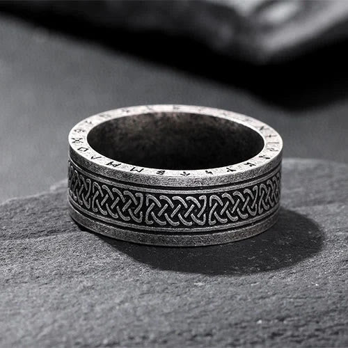 WorldNorse Odin Keltischer Knoten Rune aus Edelstahl