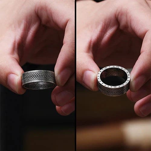 WorldNorse Odin Keltischer Knoten Rune aus Edelstahl