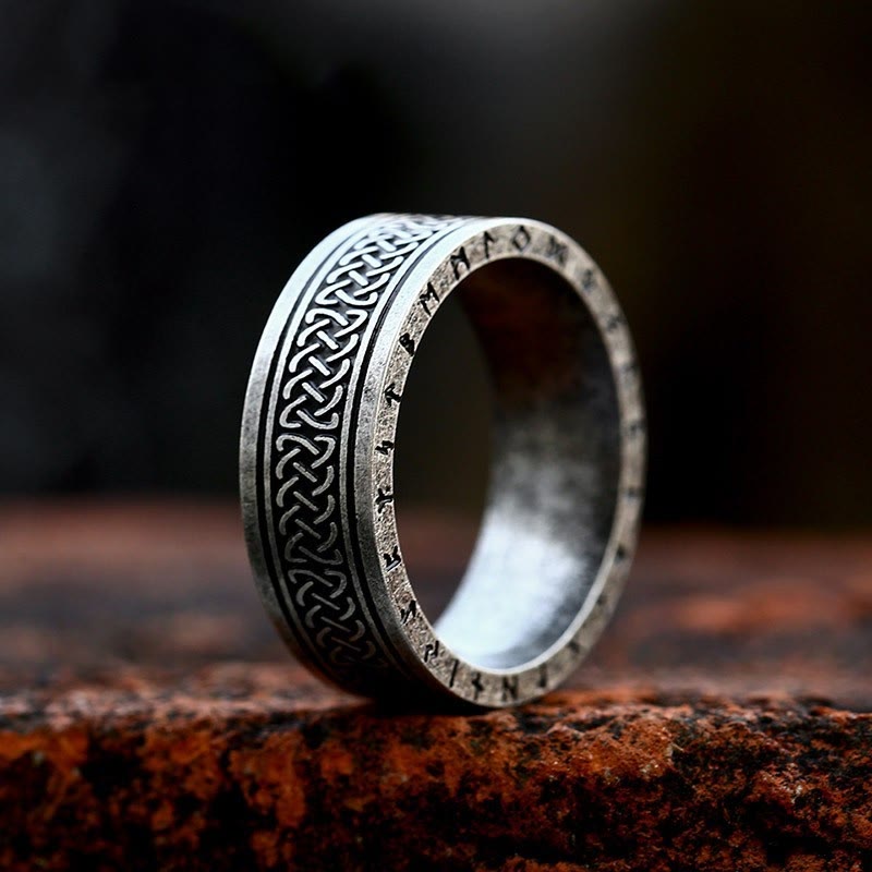 WorldNorse Odin Keltischer Knoten Rune aus Edelstahl