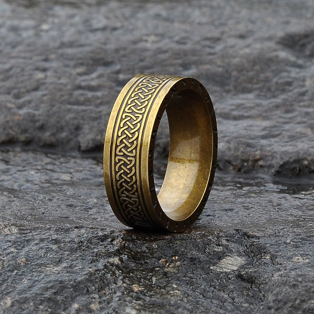 WorldNorse Odin Keltischer Knoten Rune aus Edelstahl