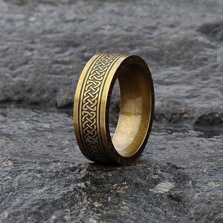 WorldNorse Odin Keltischer Knoten Rune aus Edelstahl