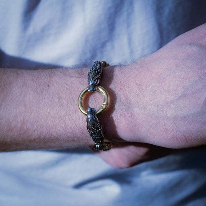 WorldNorse Herren-Armband mit Wolf - image 3