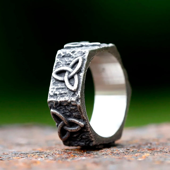 WorldNorse Triquetra Unendlichkeit Trinity Knot Siegelring