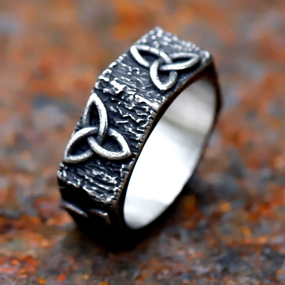 WorldNorse Triquetra Unendlichkeit Trinity Knot Siegelring