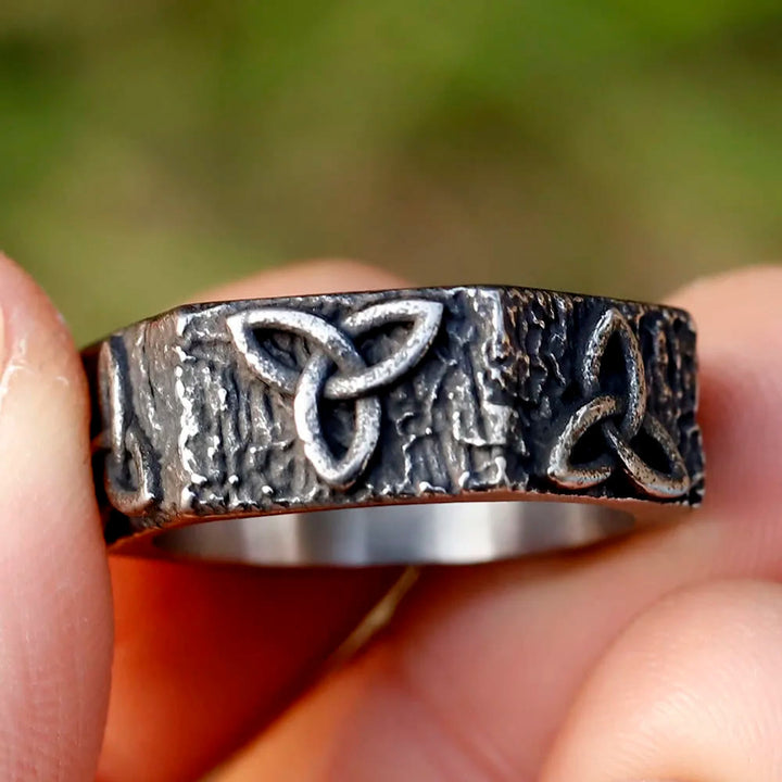 WorldNorse Triquetra Unendlichkeit Trinity Knot Siegelring