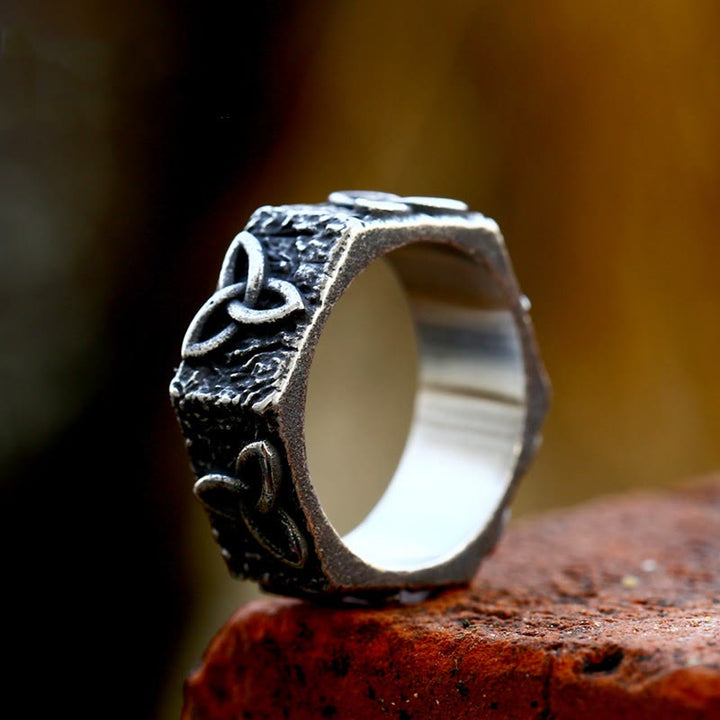 WorldNorse Triquetra Unendlichkeit Trinity Knot Siegelring