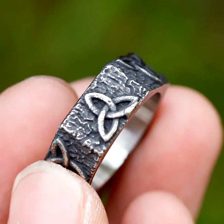 WorldNorse Triquetra Unendlichkeit Trinity Knot Siegelring
