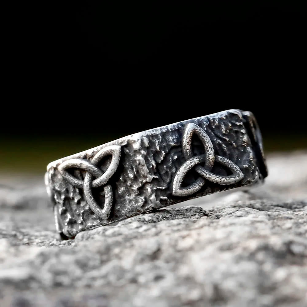 WorldNorse Triquetra Unendlichkeit Trinity Knot Siegelring