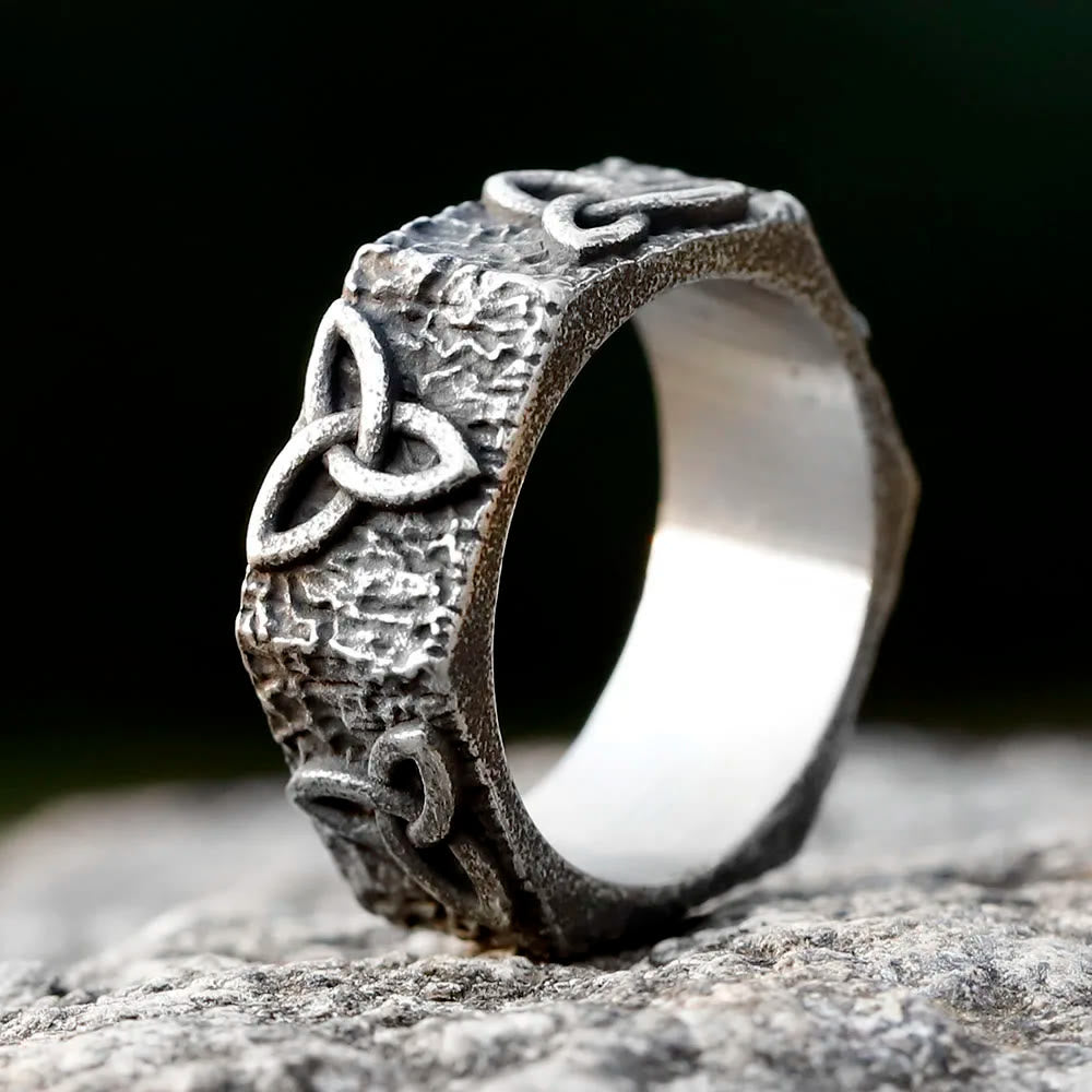 WorldNorse Triquetra Unendlichkeit Trinity Knot Siegelring