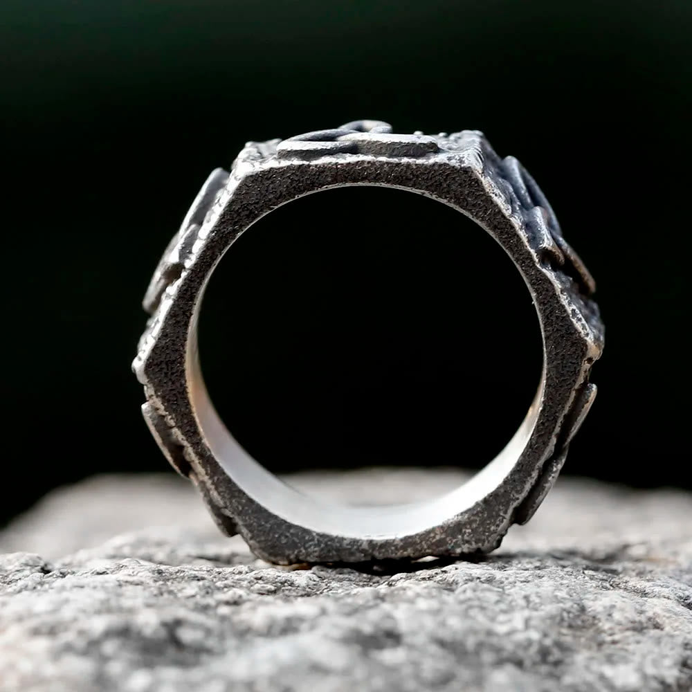 WorldNorse Triquetra Unendlichkeit Trinity Knot Siegelring