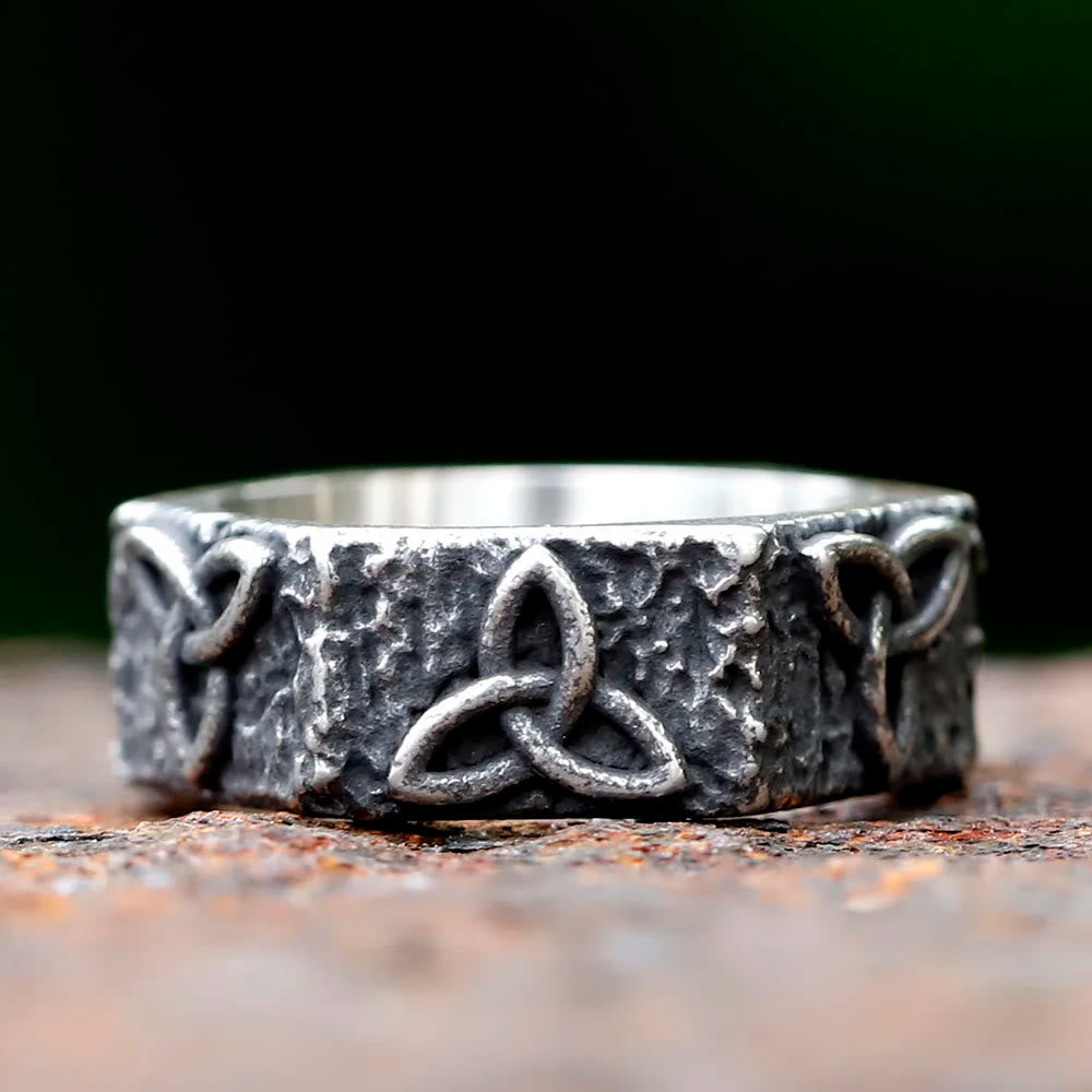 WorldNorse Triquetra Unendlichkeit Trinity Knot Siegelring