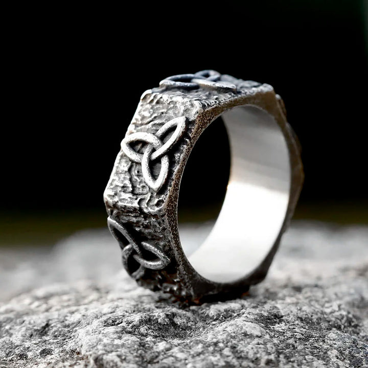 WorldNorse Triquetra Unendlichkeit Trinity Knot Siegelring