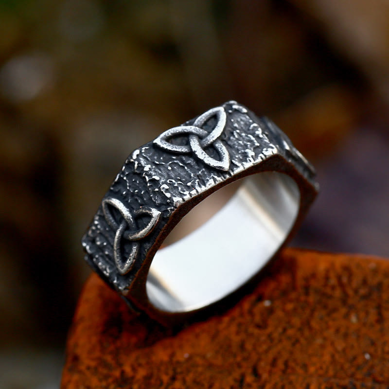 WorldNorse Triquetra Unendlichkeit Trinity Knot Siegelring