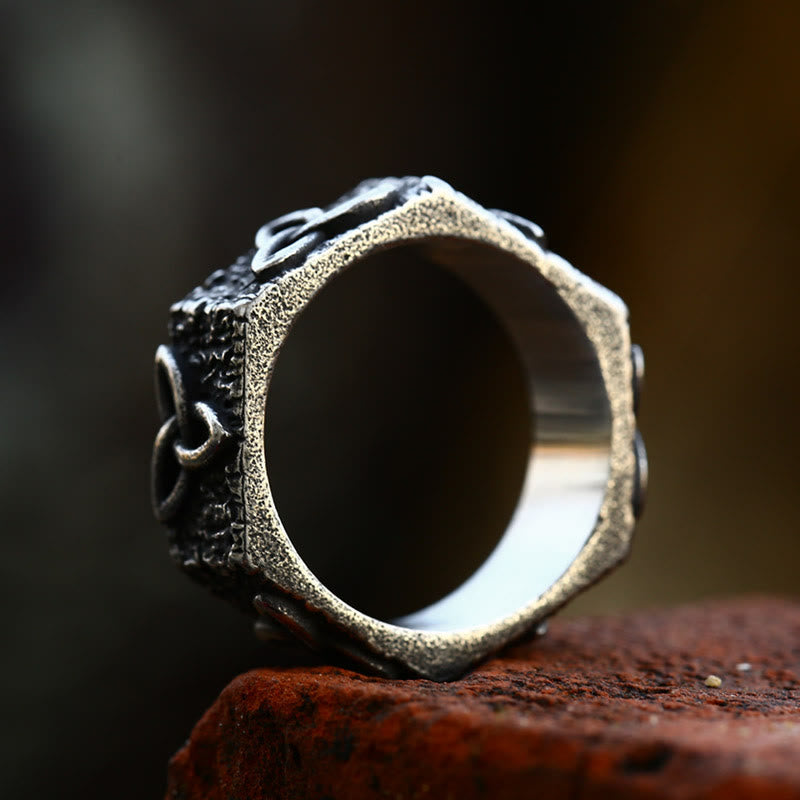 WorldNorse Triquetra Unendlichkeit Trinity Knot Siegelring